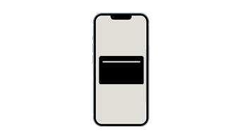 Betala med mobilen pictogram