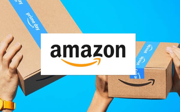 Paket och Amazon logotyp