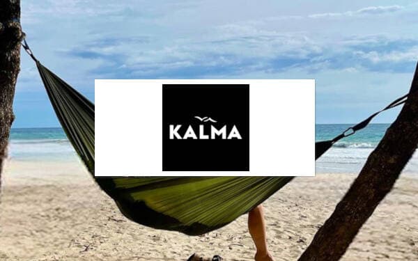 Hängmatta och Kalma logotyp