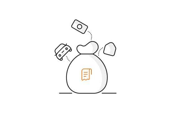 Illustration på samlade lån