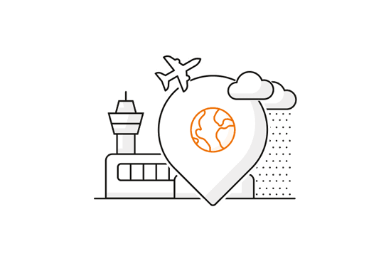 Reseförsäkring ikon