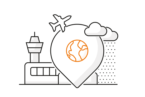 Reseförsäkring ikon